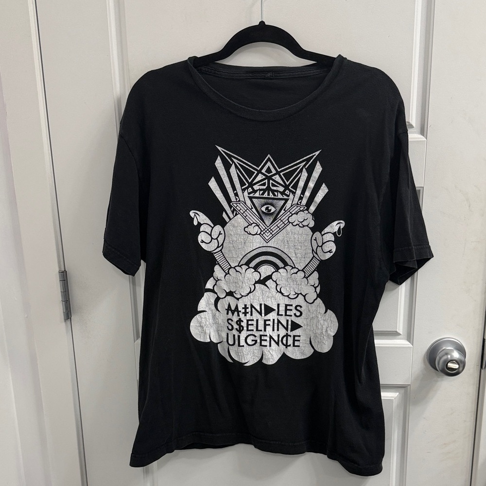 Mindless‎ Self Indulgence Tultex Black Graphic T-Shirt XL